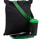 Набор Velours Bag, черный с зеленым