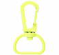 Застежка-карабин Snap Hook, M, желтый неон