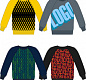 Джемпер на заказ Tricksy Net Reglan, акрил