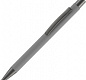 Ручка шариковая Atento Soft Touch, серая