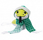 Мягкая игрушка Baby Snake Left, в зеленом шарфике и шапочке