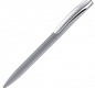 Ручка шариковая Pin Soft Touch, серая