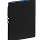 Ежедневник Flexpen Black, недатированный, черный с синим