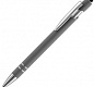 Ручка шариковая Pointer Soft Touch со стилусом, серая