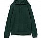Толстовка с капюшоном унисекс Hoodie, темно-зеленый меланж