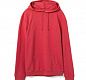 Толстовка с капюшоном унисекс Hoodie, красный меланж