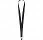 Лента для бейджа Neckband, черная