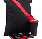 Набор Velours Bag, черный с красным