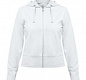 Толстовка женская Hooded Full Zip белая