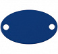 Шильдик металлический Alfa Oval, синий