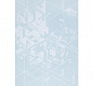 Плед Winterflake, бело-голубой с люрексом
