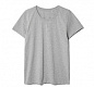 Футболка женская T-bolka Stretch Lady, серый меланж