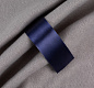 Лента сатиновая Satin 35 XL, темно-синяя, 160 см