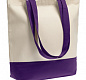 Холщовая сумка Shopaholic, фиолетовая