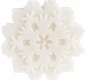 Свеча Snowflame 3, белая, 8 см