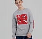 Толстовка «Яжопытный», серый меланж