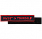Шеврон на липучке Invest In Yourself