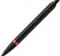 Ручка шариковая Parker IM Professionals Flame Orange BT, черная с оранжевым