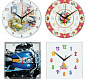 Часы стеклянные на заказ Time Wheel