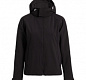 Куртка женская Hooded Softshell черная