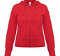 Толстовка женская Hooded Full Zip красная