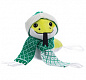 Мягкая игрушка Baby Snake Right, в зеленом шарфике и шапочке