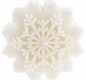 Свеча Snowflame 1, белая, 8 см