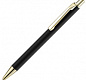 Ручка шариковая Lobby Soft Touch Gold, черная